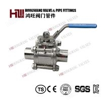 衛(wèi)生級(jí)三片式焊接球閥