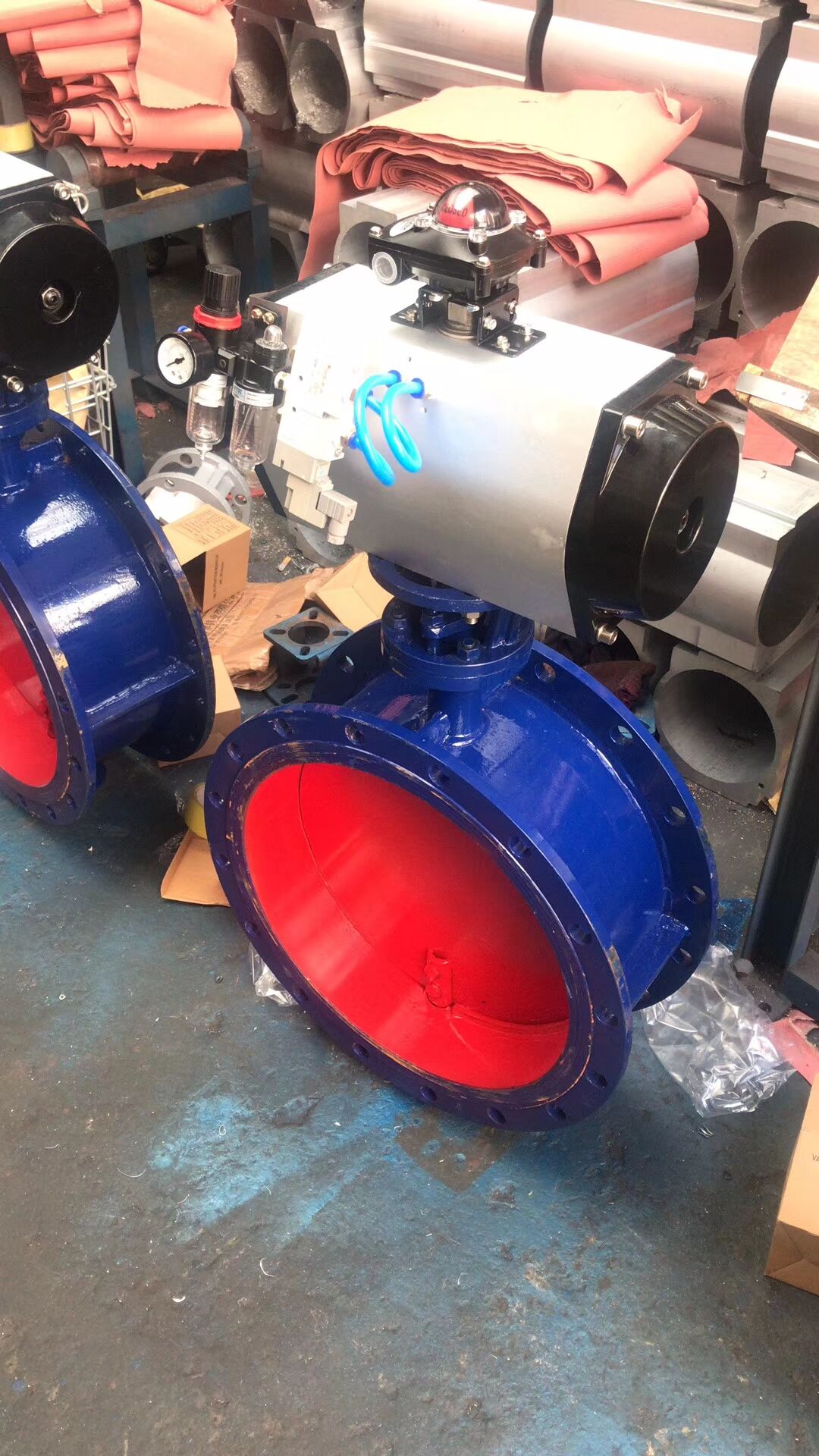 d641w 气动高温通风蝶阀