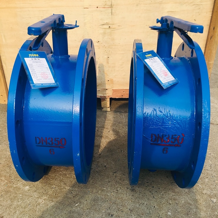 smd41w10c手动法兰通风蝶阀smd41w6c