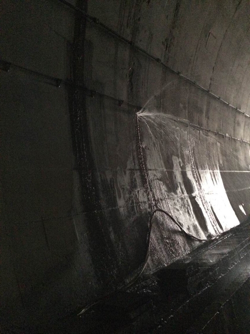 电厂-管廊伸缩缝漏水堵漏处理